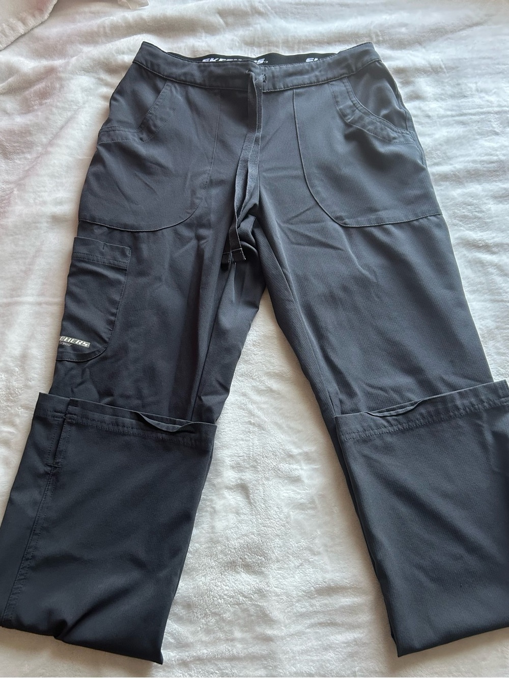 Skechers Dark Gray Women's Scrub Cargo Pants